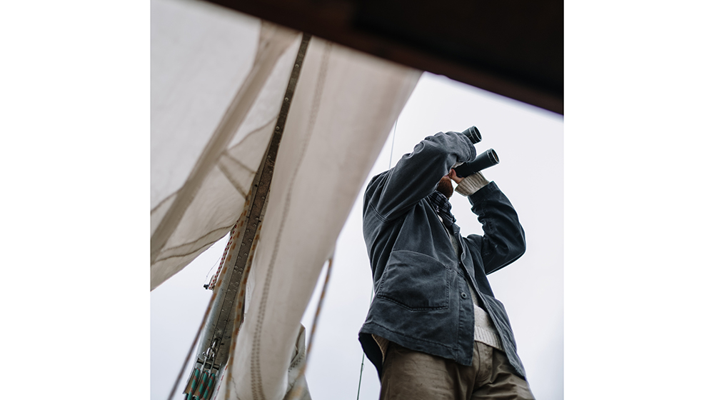binoculars on boat